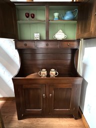 Charming Country Cabinet With Shelves & Storage