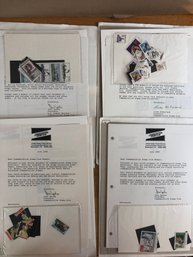 1989 US Postal Service Commemorative Stamp Club Collection Album Pages W/stamps Still Sealed