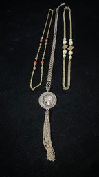 Tasseled Necklace Lot