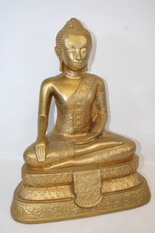 Large 18' Golden Meditation Buddha