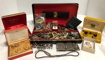 Mens Jewelry And Dresser Box Contents