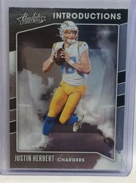 2020 Panini Absolute Introductions Justin Herbert Rookie - K