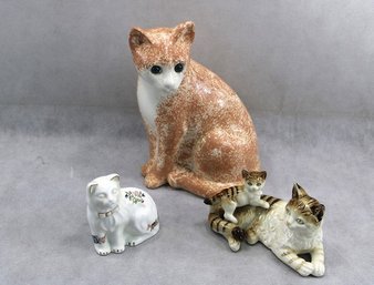 Ceramic Cat Lot