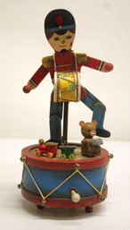 Vintage Working Enesco Little Drummer Boy Music Box