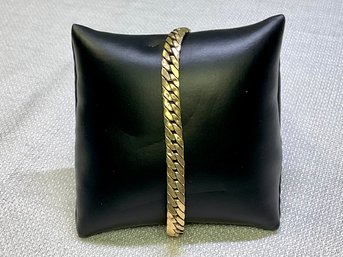 Italian Gold Herringbone Bracelet (8.14 G)