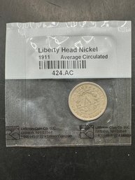 1911 Liberty Head Nickel In Littleton Package