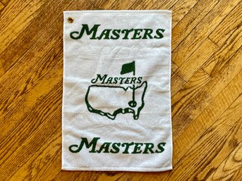 Augusta National Masters Tournament Official Golf Towel