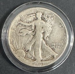 1941-S Walking Liberty Silver Half Dollar