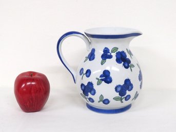 April Cornell Blueberries Milk Or Water Pitcher For Your Breakfast Table