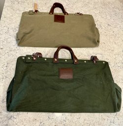 Pair Of Lightly Used Canvas Carrying Bags