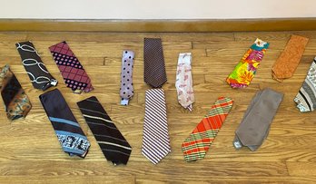 A Box Of Vintage Men's Ties - 1950's-1970's