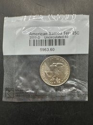 American Samoa Territory Nickel In Littleton Package