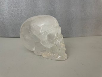 High Quality Clear Quartz Skull, 2 Lb 8oz