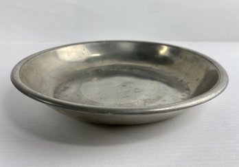 English Pewter Bowl, Dated 1876