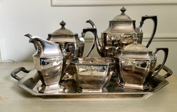 Vintage 6 Pc Coffee & Tea Set ~ Sheffield Reproduction ~