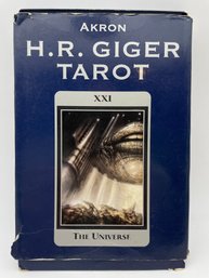 H.R Giger's Biomechanical Inspired Tarot Cards Set With Poster And Book. PLEASE LOOK.