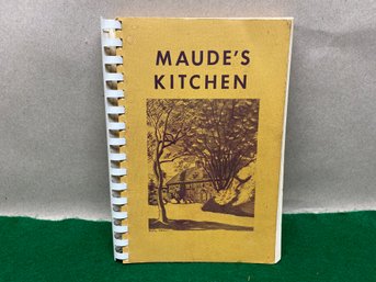 Vintage 1960s Maude's Kitchen Cookbook By Alumnae Association Moravian Seminary For Girls.