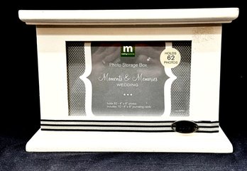 New Old Stock Moments And Memories Wedding Photo Storage Box By Making Memories