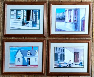 A Series Of 4 Vintage Prints