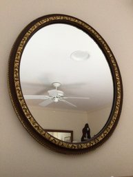 Ornate Oval Wall Mirror