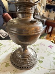 Silver Oil Lamp B & H Bradley & Hubbard