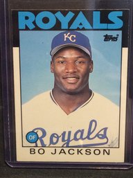 1986 Topps Traded Bo Jackson Rookie Card - K