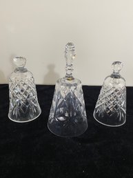 Crystal Bell Lot - Waterford - Set Of 3
