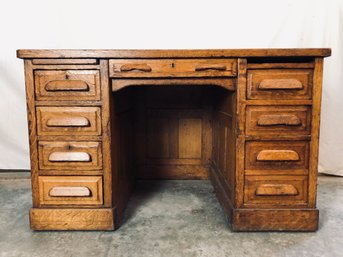 Early 20th Century Oak Writing Desk