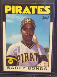 1986 Topps Traded Barry Bonds Rookie Card - K