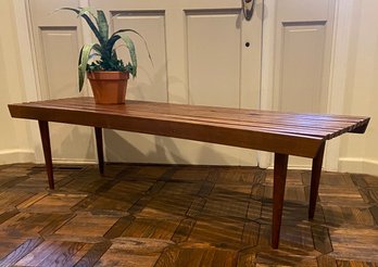 Amazing MCM George Nelson Style Slat Bench Or Coffee Table