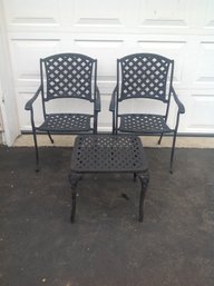 Collection Of Out Door Metal Furniture