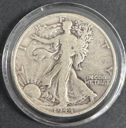 1944-D Walking Liberty Silver Half Dollar