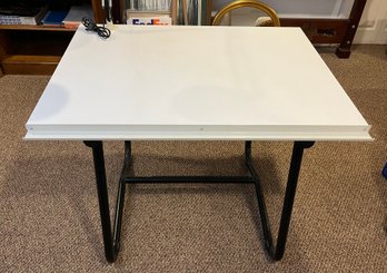 Drafting Table With Clip On Light