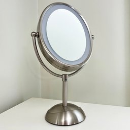 A Brushed Steel Mirror