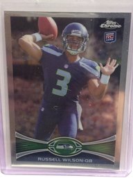 2012 Topps Chrome Russell Wilson Rookie Card - K