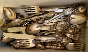 Lot Of Silver Plated Flatware