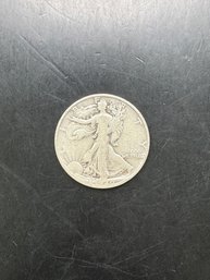 1940-s Walking Liberty Silver Half Dollar
