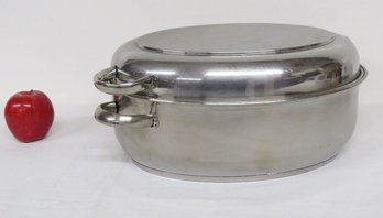 Tools Of The Trade 18/10 Stainless Oval Roasting Pan With Rack