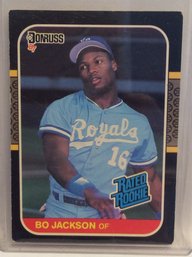 1987 Donruss Bo Jackson Rated Rookie Card - K