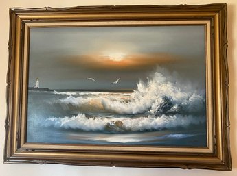 Framed Oil On Canvas Signed Julio Fassio