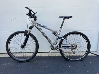 Specialized FSR XC Comp Full Suspension Mountain Bike In Silver