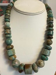 DESIGNER JAY KING DTR CHUNKY GRADUATED TURQUOISE NECKLACE