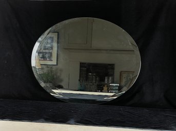 Oval Beveled Mirror