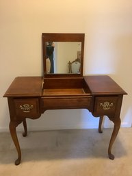 Stanley Solid Wood Vanity With Storage And Mirror