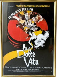 A Vintage Cannes 1960 Lobby Card - Fellini's La Dolce Vita