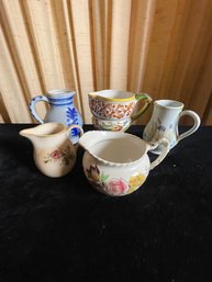 Misc Ceramic Creamer Lot