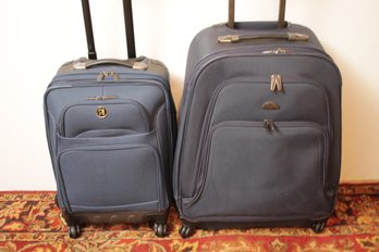Set Of 2 Rolling Suitcases Including REVO & SAMSONITE