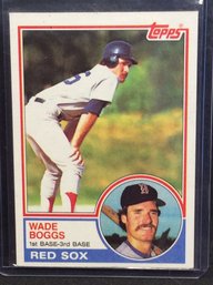 1983 Topps Wade Boggs Rookie Card - K