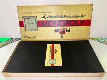 1954 Edition Of Monopoly