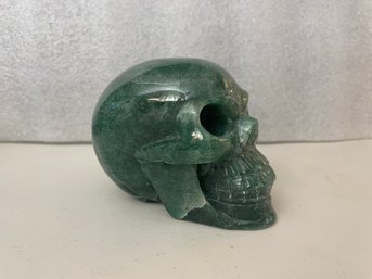 Green Aventurine Skull, 2 Lb 0.6oz